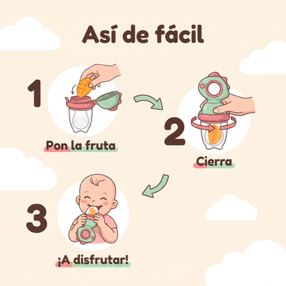 Alimentador de Frutas para Bebés
